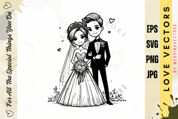 Elegant Wedding Art: The C4993 Graphic