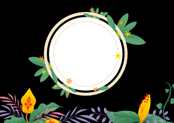 Elevate Designs with the Flower Spring Wedding Template Frame