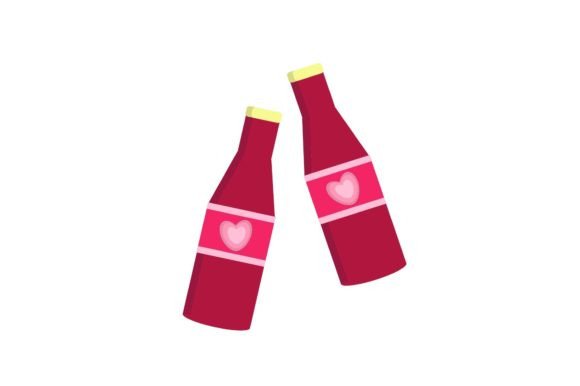 Elevating Designs with Wedding Champagne Vector Art