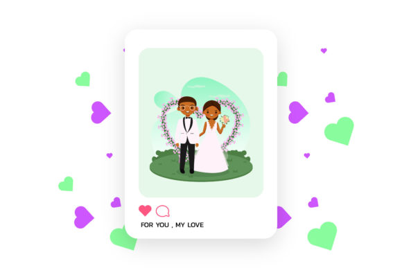 Valentine Photocard Wedding Garden: A Design Asset for Every Occasion
