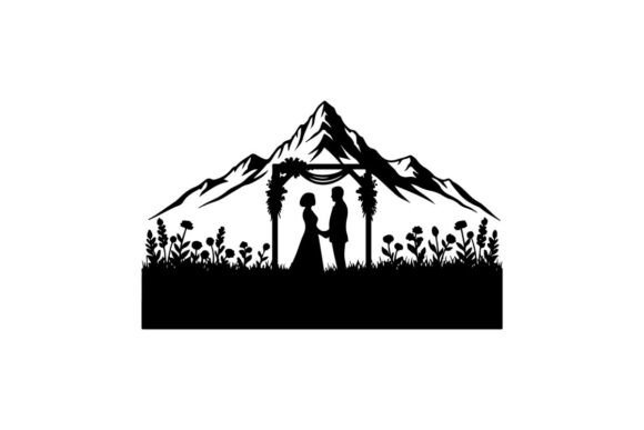Wedding Ceremony Under Mountain Arch: Capturing Alpine Elegance