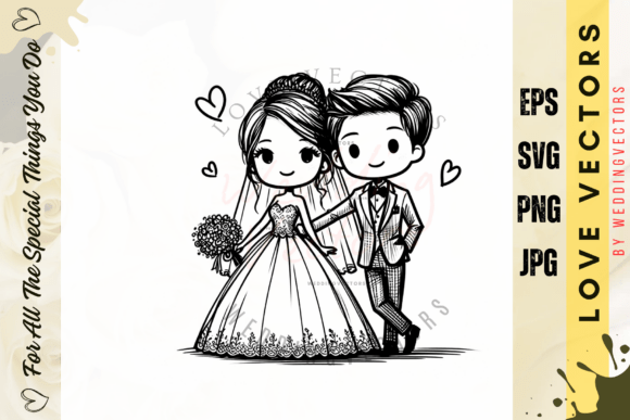 Wedding Couple and Love Vectors: A Designer's Review