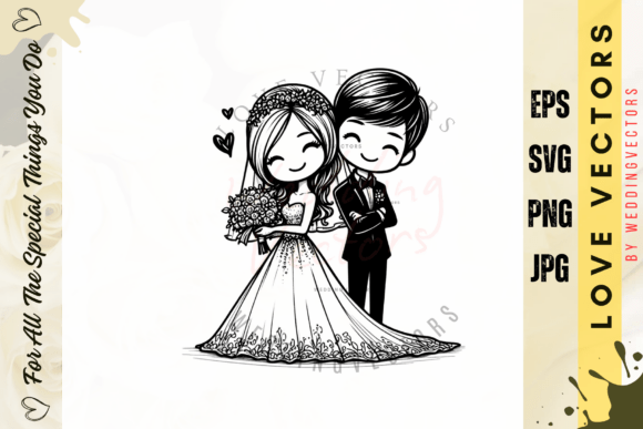 Wedding Couple and Love Vectors - C5007: A Design Deep Dive