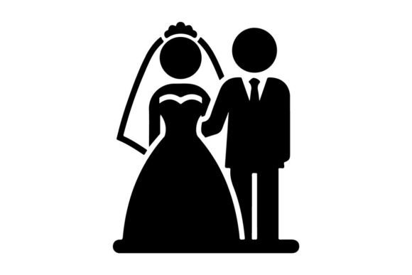 Wedding Couple Silhouette: Timeless Elegance for Your Designs